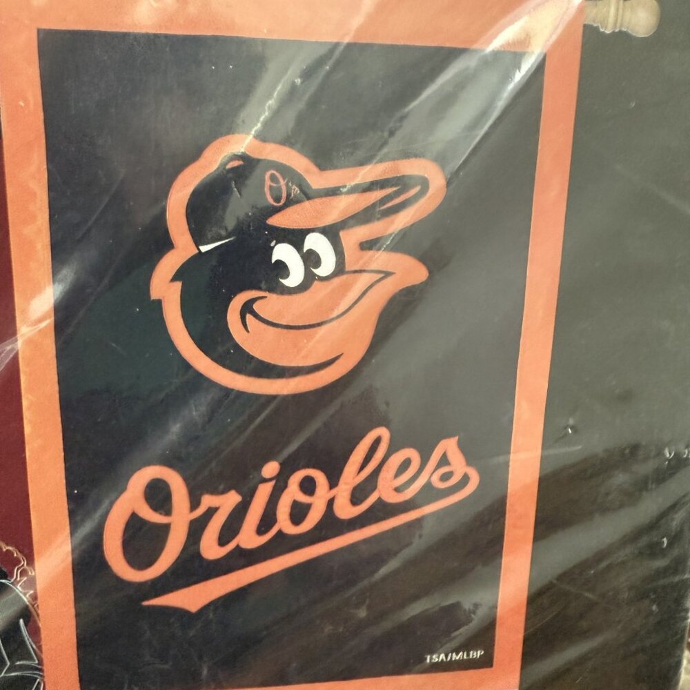 Baltimore Orioles Applique house flag